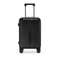 HKM-748243 Designer Aluminium Trolley Suitcase with Laptop Compartment and Cup Holder for Travel