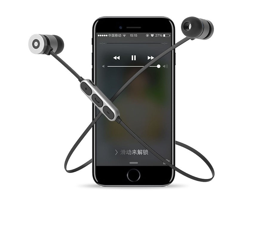 HKM-748243 Wireless Bluetooth Neck-Mounted Sports Headset with Power Display and Call Function