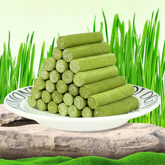 HKM-748307 Freeze-Dried Cat Grass Chicken Stick - Molar Rods for Hairball Control, 10/30/50/120pcs Variety Packs