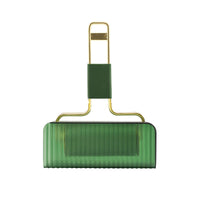 HKM-7483453 Light Luxury Wool Adhesive with Replacement Roll - Clear Frosted Green/Blue, 156x206x56MM, 200g