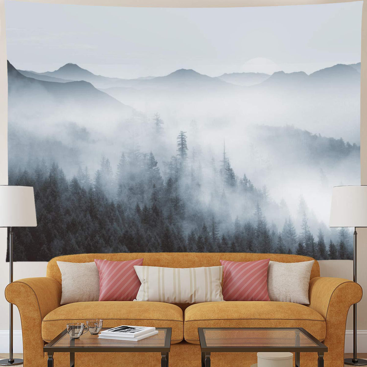 HKM-748563 Fashion Polyester Tapestry Wall Hanging - Multiple Sizes Available