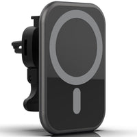 HKM-748563 Wireless 15W Magnetic Car Phone Charger with USB Input and Charging Indicator
