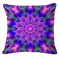 HKM-748691 Mandala Printed Velvet Cushion Cover for Cozy Home Décor