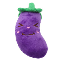 HKM-7487293 Interactive Plush Dog Chew Toy Set - 15 Soft Fruit and Cartoon Designs for Pets