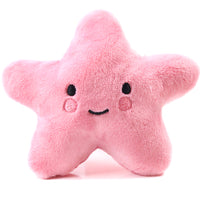 HKM-7487293 Interactive Plush Dog Chew Toy Set - 15 Soft Fruit and Cartoon Designs for Pets