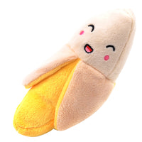 HKM-7487293 Interactive Plush Dog Chew Toy Set - 15 Soft Fruit and Cartoon Designs for Pets