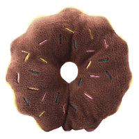 HKM-7487293 Interactive Plush Dog Chew Toy Set - 15 Soft Fruit and Cartoon Designs for Pets