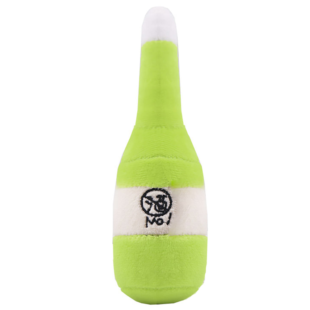 HKM-7487293 Interactive Plush Dog Chew Toy Set - 15 Soft Fruit and Cartoon Designs for Pets