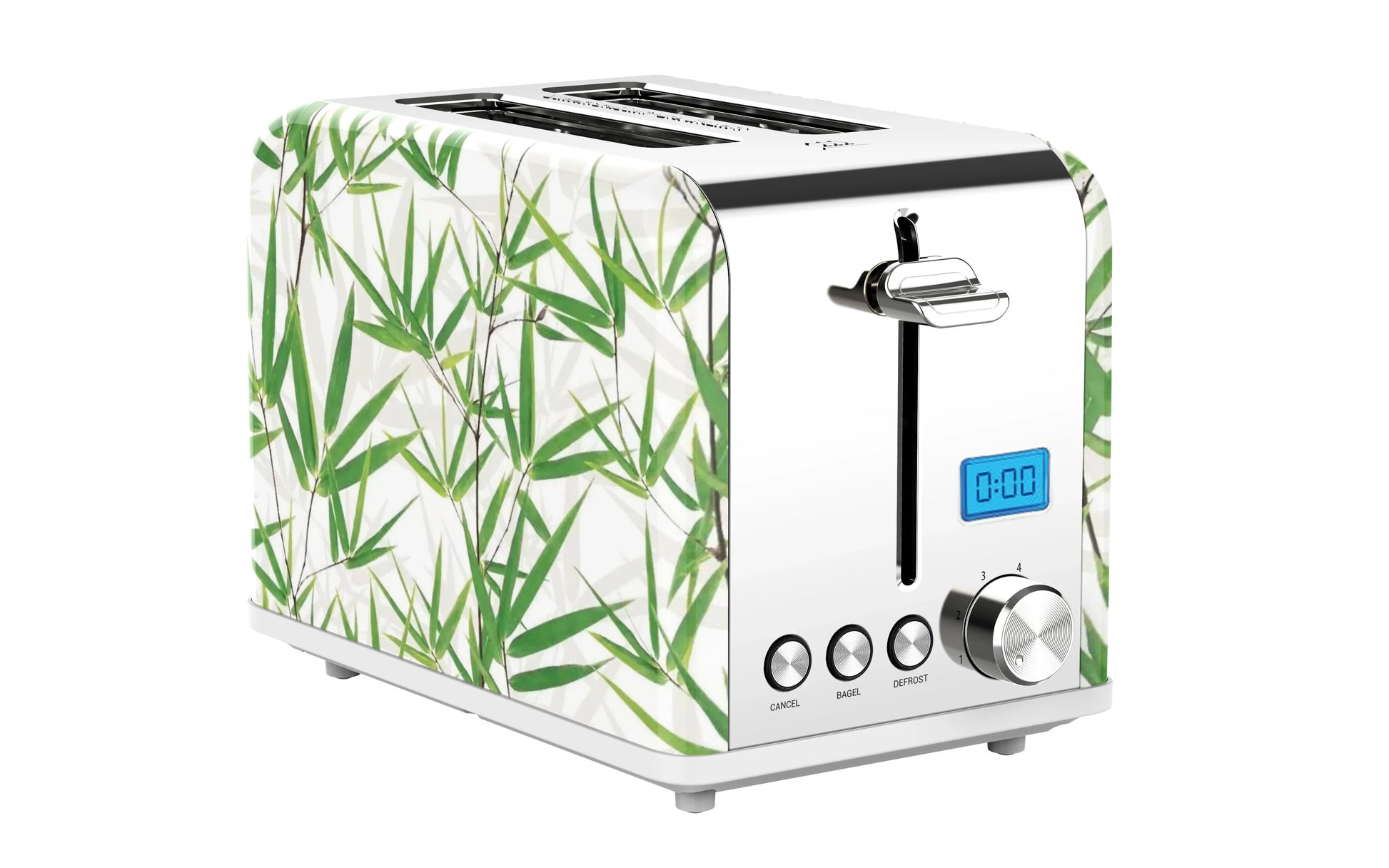 HKM-748755 2-Slice Stainless Steel Digital Toaster with LCD Display