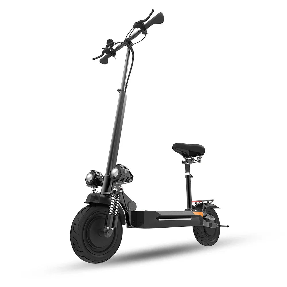 HKM-748883 Dual Motor 2400W Electric Scooter - 40 MPH Max Speed, 40 Mile Range, Foldable Aluminum Alloy, Waterproof Design