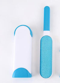 HKM-7489213 Pet Hair Removal Comb with Self-Cleaning Base and Double-Sided Lint Brush