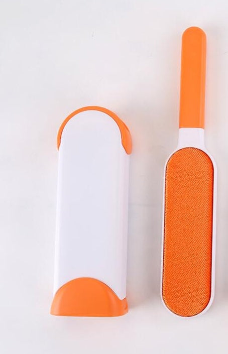 HKM-7489213 Pet Hair Removal Comb with Self-Cleaning Base and Double-Sided Lint Brush