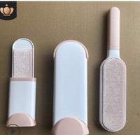 HKM-7489213 Pet Hair Removal Comb with Self-Cleaning Base and Double-Sided Lint Brush