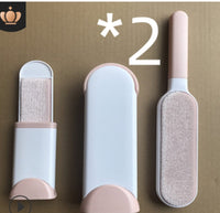 HKM-7489213 Pet Hair Removal Comb with Self-Cleaning Base and Double-Sided Lint Brush