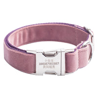 HKM-7489597 Pink and Purple Adjustable Dog Collar, Comfortable Fit for Small to Medium Dogs