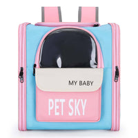 HKM-7489853 Breathable Outdoor Portable Pet Backpack made of Oxford Cloth