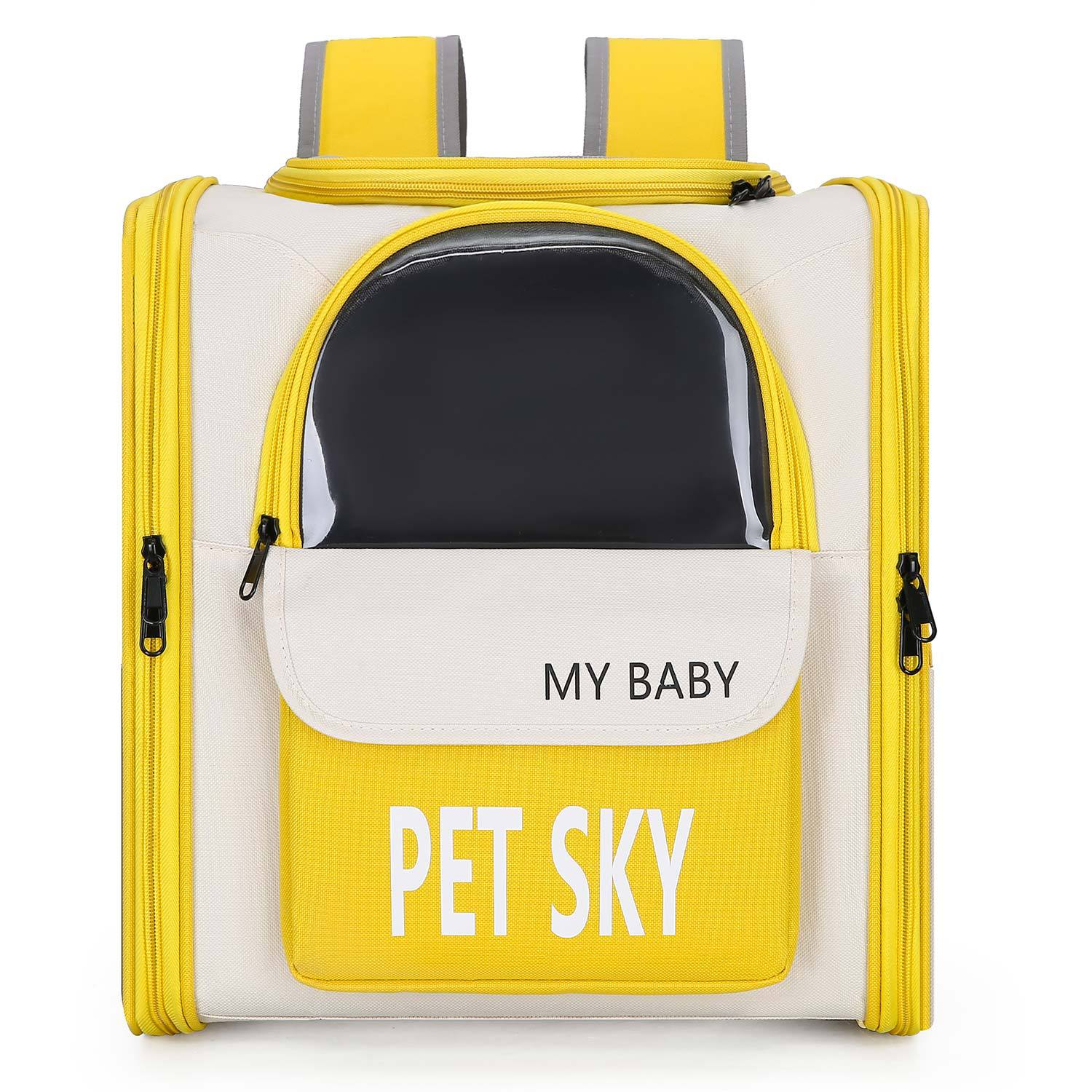 HKM-7489853 Breathable Outdoor Portable Pet Backpack made of Oxford Cloth