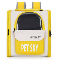 HKM-7489853 Breathable Outdoor Portable Pet Backpack made of Oxford Cloth