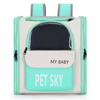 HKM-7489853 Breathable Outdoor Portable Pet Backpack made of Oxford Cloth