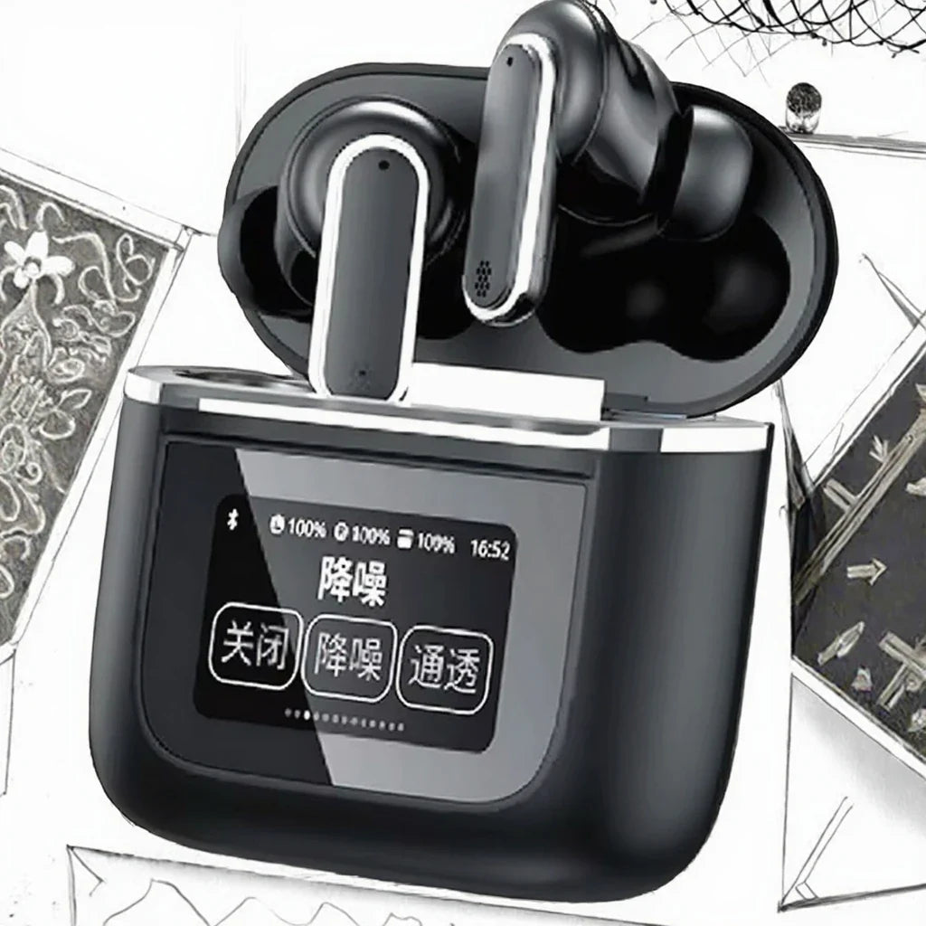 HKM-749011 YX27 TWS Wireless Earbuds with Touch Control, Active Noise Cancellation and LED Battery Indicator