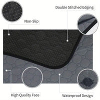 HKM-7490877 Washable Dog Pee Pads - Premium Waterproof Training Pads for Dogs - Reusable Absorbent Pet Pads with Odor Control - 18x24 Inches