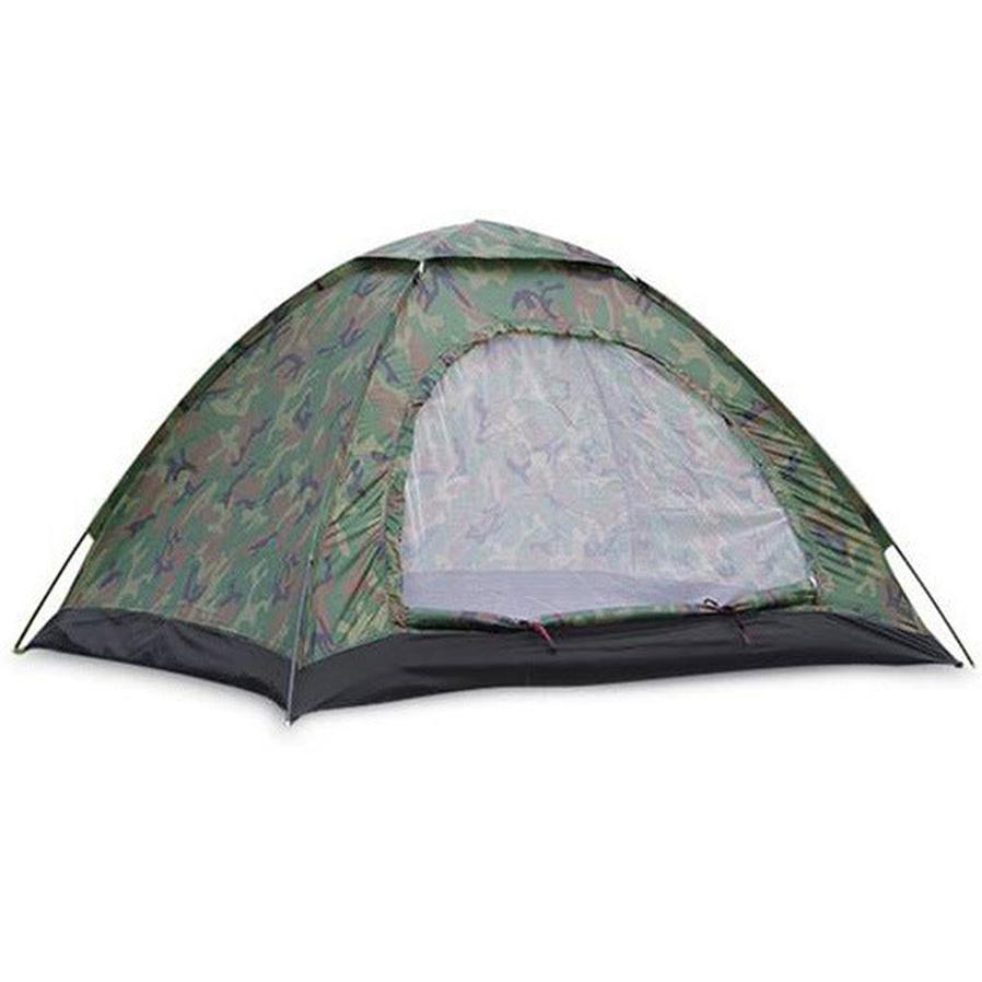 HKM-749203 Outdoor Camouflage Double Layer Tourist Tent for Camping Adventures