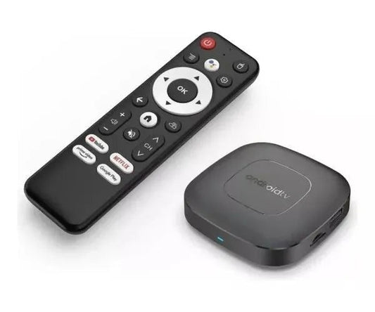 HKM-749267 Full HD Streaming Device with Google TV – Compact Design, Voice Remote, Chromecast Built-In, Dolby Audio Support