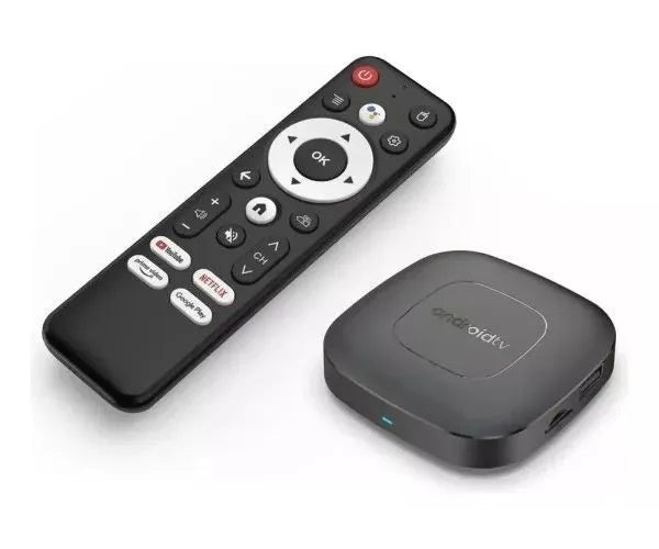 HKM-749267 Full HD Streaming Device with Google TV – Compact Design, Voice Remote, Chromecast Built-In, Dolby Audio Support
