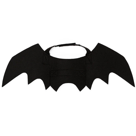 HKM-7493053 Halloween Bat Wings for Cats and Small Dogs - Lightweight Felt Costume Accessory