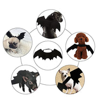HKM-7493053 Halloween Bat Wings for Cats and Small Dogs - Lightweight Felt Costume Accessory