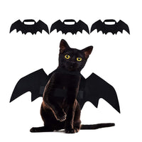 HKM-7493053 Halloween Bat Wings for Cats and Small Dogs - Lightweight Felt Costume Accessory