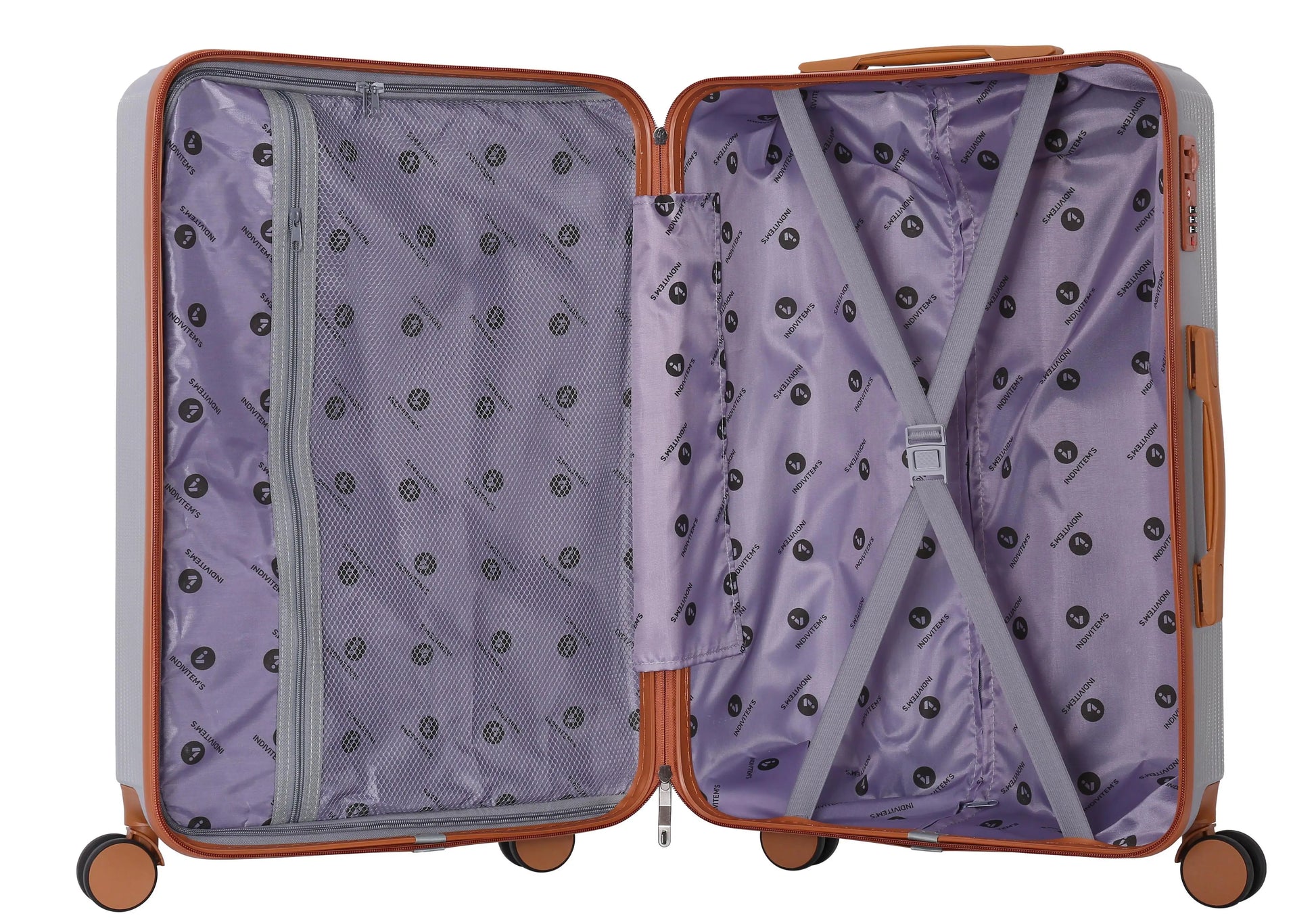 HKM-749395 Colour-Matched ABS Trolley Case Luggage Set for Men and Women