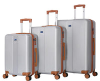 HKM-749395 Colour-Matched ABS Trolley Case Luggage Set for Men and Women