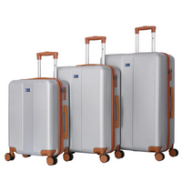 HKM-749395 Colour-Matched ABS Trolley Case Luggage Set for Men and Women