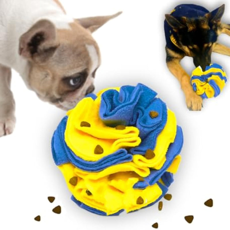 HKM-7494845 Dog Puzzle Ball for Foraging Fun - Interactive Enrichment Toy for Visual Stimulation and Snuffle Activities