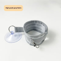 HKM-7498813 Thickened Nylon Cat Bath Holder for Pet Grooming and Nail Cleaning - Available in Black, Beige, and Gray