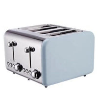 HKM-749907 Wooden Portable Electric Toaster for 4 Slices with Touch Screen Control and Removable Crumb Tray