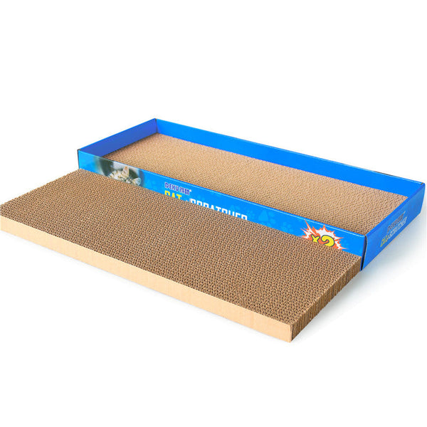 HKM-7499325 Corrugated Paper Cat Scratcher Box - Eco-Friendly Design for Cats