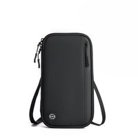 HKM-750035 Multi-Functional RFID Travel Passport Holder Wallet with Large Capacity and Hanging Neck Design