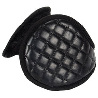 HKM-750227 Winter Warm Plush Earmuffs for Kids - Soft Polyester and Viscose Fiber Ear Protection in Black, Navy, Grey, and Brown