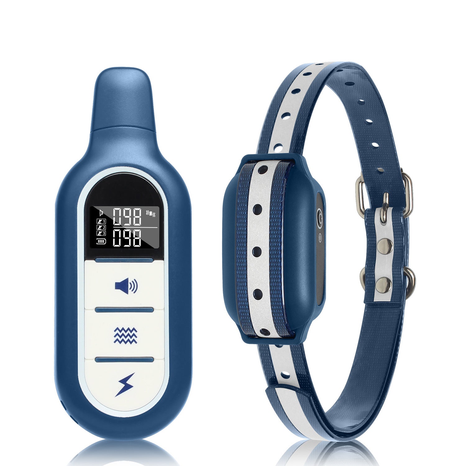 HKM-7502397 Remote Control Dog Trainer with Vibration and Shock Function, ABS Material Collar
