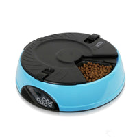 HKM-7502909 Automatic Pet Feeder with Voice Recorder and 6 Meal Capacity, Four Timer Settings, Easy to Clean Design