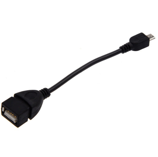 HKM-750355 USB A 2.0 Female to Micro USB B Male OTG Adapter Cable for Easy Data Transfer