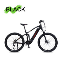 HKM-750483 Electric Mountain Bike 27.5-Inch 48V 500W with Central Bafang Motor & Hydraulic Disc Brakes