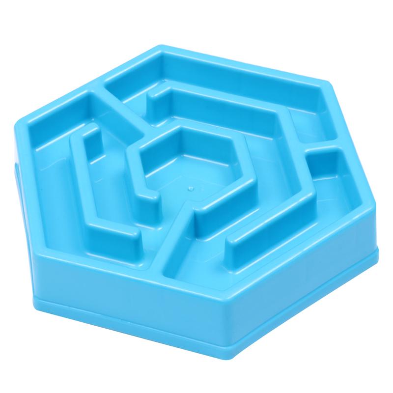 HKM-7505085 Pet Slow Feeder Bowl for Dogs and Cats - Durable Resin Design to Promote Slow Eating