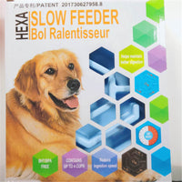 HKM-7505085 Pet Slow Feeder Bowl for Dogs and Cats - Durable Resin Design to Promote Slow Eating