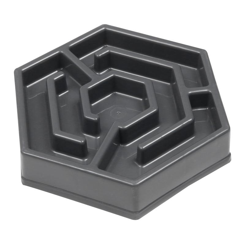 HKM-7505085 Pet Slow Feeder Bowl for Dogs and Cats - Durable Resin Design to Promote Slow Eating