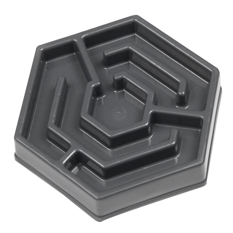 HKM-7505085 Pet Slow Feeder Bowl for Dogs and Cats - Durable Resin Design to Promote Slow Eating