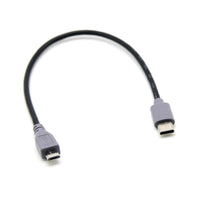 HKM-750547 Type-C to Micro USB OTG Data Cable - 0.25M to 1M Length Options for Android Devices