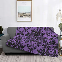 HKM-7505725 Gothic Geometric Pattern Flannel Blanket for All Seasons, Multiple Sizes Available